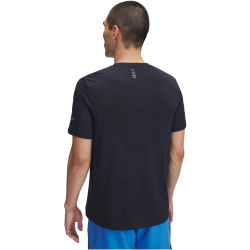 UNDER ARMOUR Seamless Stride kurzarm Laufshirt Herren 403 - washed navy/reflective M