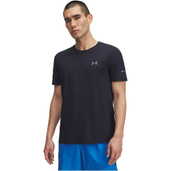 UNDER ARMOUR Seamless Stride kurzarm Laufshirt Herren 403 - washed navy/reflective S