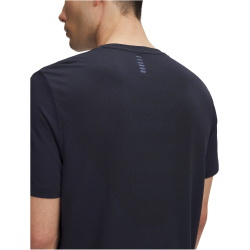 UNDER ARMOUR Seamless Stride kurzarm Laufshirt Herren 403 - washed navy/reflective XL