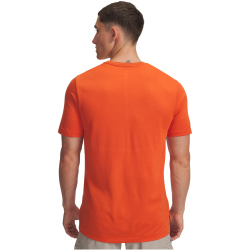 UNDER ARMOUR Rush Seamless Legacy Trainingsshirt Herren 845 - orange base/iridescent L