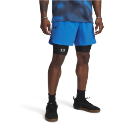UNDER ARMOUR PEAK Woven Shorts Herren 402 - blue atlantis/black L
