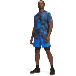 UNDER ARMOUR PEAK Woven Shorts Herren 402 - blue atlantis/black S