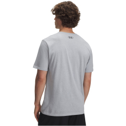 UNDER ARMOUR Camo Stripe T-Shirt Herren 011 - mod gray light heather/titan gray/black XS