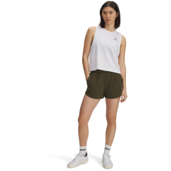UNDER ARMOUR Flex Woven 3" Shorts Damen 308 - expedition green/expedition green M