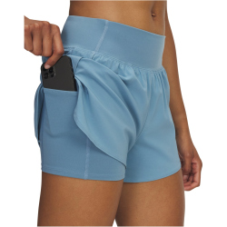 UNDER ARMOUR Flex Woven 2in1 Shorts Damen 418 - blue smoke/blue smoke XL