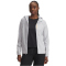 UNDER ARMOUR OutRun the Storm wasserabweisende Laufjacke Damen 014 - halo gray/squad orange L