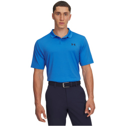 UNDER ARMOUR Matchplay Golf Poloshirt Herren 402 - blue atlantis/midnight navy M