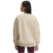 UNDER ARMOUR Essential OverSized Fleece Shirt Damen 305 - city khaki light heather/white M