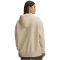 UNDER ARMOUR Essential OverSized Fleece Hoodie Damen 305 - city khaki light heather/white M