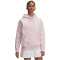UNDER ARMOUR Rival Fleece Hoodie Damen 648 - prime pink light heather/prime pink S