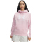 UNDER ARMOUR Rival Fleece Big Logo Hoodie Damen 647 - prime pink/white L