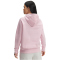 UNDER ARMOUR Rival Fleece Big Logo Hoodie Damen 647 - prime pink/white L