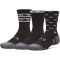 3er Pack UNDER ARMOUR Performance Tech Crew-Socken 004 - black/black/white L (42-47.5)