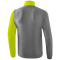 erima 5-C Jacke mit abnehmbaren &Auml;rmeln grey melange/lime pop/black S