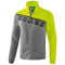 erima 5-C Jacke mit abnehmbaren &Auml;rmeln grey melange/lime pop/black XXL