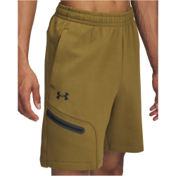 UNDER ARMOUR Unstoppable Fleece Shorts Herren 320 - canteen green/black S