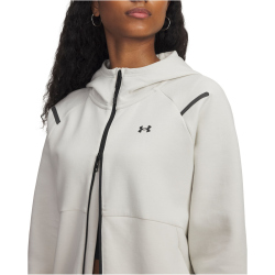 UNDER ARMOUR Unstoppable Fleece Kapuzenjacke Damen 110 - summit white/black XS