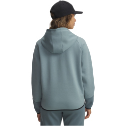 UNDER ARMOUR Unstoppable Fleece Kapuzenjacke Damen 323 - serpentine/jasper blue/black M