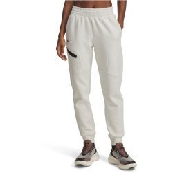 UNDER ARMOUR Unstoppable Fleece Trainingshose Damen 110 - summit white/black XS