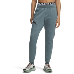 UNDER ARMOUR Unstoppable Fleece Trainingshose Damen 587 - jasper blue/black XS