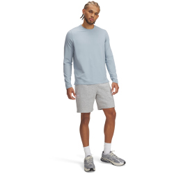 UNDER ARMOUR Essential Fleece Shorts Herren 011 - mod gray light heather/white M