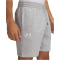 UNDER ARMOUR Essential Fleece Shorts Herren 011 - mod gray light heather/white M