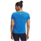 UNDER ARMOUR Launch T-Shirt Damen 402 - blue atlantis/reflective L