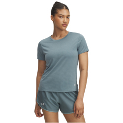 UNDER ARMOUR Launch T-Shirt Damen 587 - jasper blue/reflective M