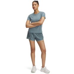 UNDER ARMOUR Fly-By Shorts Damen 587 - jasper blue/serpentine/reflective XS