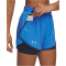 UNDER ARMOUR Fly By 2-in-1-Shorts Damen 402 - blue atlantis/washed navy/reflective XL