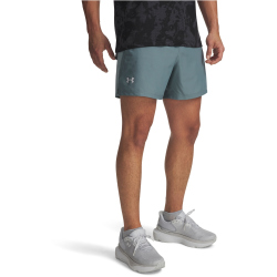 UNDER ARMOUR 5" Launch Laufshorts Herren 587 - jasper blue/serpentine/reflective S