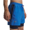 UNDER ARMOUR Launch 5 2in1 Laufshorts Herren 402 - blue atlantis/washed navy/reflective L