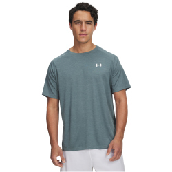 UNDER ARMOUR Tech Strukturiertes Trainingsshirt Herren 587 - jasper blue/white L/T