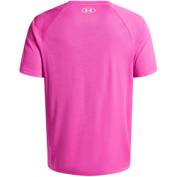 UNDER ARMOUR Tech Strukturiertes Trainingsshirt Herren 652 - rebel pink/white XXL