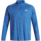 UNDER ARMOUR Tech Textured 1/2-Zip Trainingsshirt Herren 402 - blue atlantis/white XS
