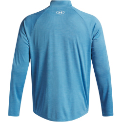UNDER ARMOUR Tech Textured 1/2-Zip Trainingsshirt Herren 453 - ether blue/white M
