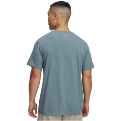 UNDER ARMOUR Foundation Sportshirt Herren 587 - jasper blue/khaki base/serpentine L