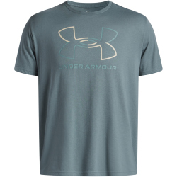 UNDER ARMOUR Foundation Sportshirt Herren 587 - jasper blue/khaki base/serpentine L