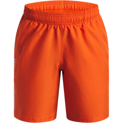 UNDER ARMOUR Woven Shorts Jungen 844 - orange base/white M (137-149 cm)