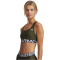 UNDER ARMOUR HeatGear Armour Mid Support Sport-BH Damen 308 - expedition green/white M