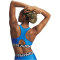 UNDER ARMOUR HeatGear Armour Mid Support Sport-BH Damen 402 - blue atlantis/white S