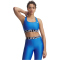 UNDER ARMOUR HeatGear Armour Mid Support Sport-BH Damen 402 - blue atlantis/white XS