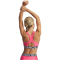 UNDER ARMOUR HeatGear Armour Mid Support Sport-BH Damen 672 - super pink/white S