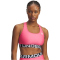 UNDER ARMOUR HeatGear Armour Mid Support Sport-BH Damen 672 - super pink/white S