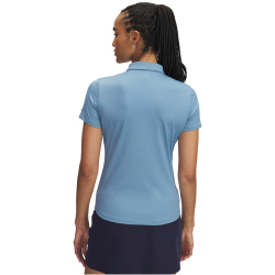 UNDER ARMOUR Playoff Poloshirt Damen 418 - blue smoke/midnight navy M