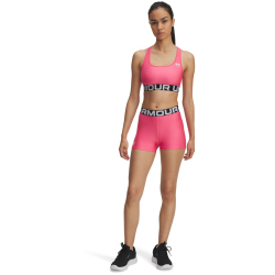 UNDER ARMOUR HeatGear Authentics Shorty Damen 672 - super pink/white M