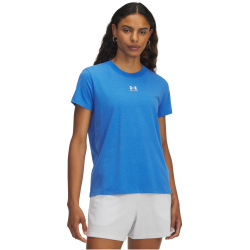 UNDER ARMOUR Off Campus Core T-Shirt Damen 402 - blue atlantis/white XS