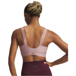 UNDER ARMOUR Infinity 2.0 High Support Zip Sport-BH Damen 673 - tourmaline pink/maroon mist XS A-C