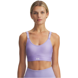 UNDER ARMOUR Infinity 2.0 Mid Support Sport-BH Damen 538 - transparent/white L A-C