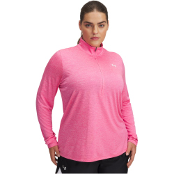 UNDER ARMOUR Tech Twist 1/2-Zip Trainingsshirt Damen 672...
